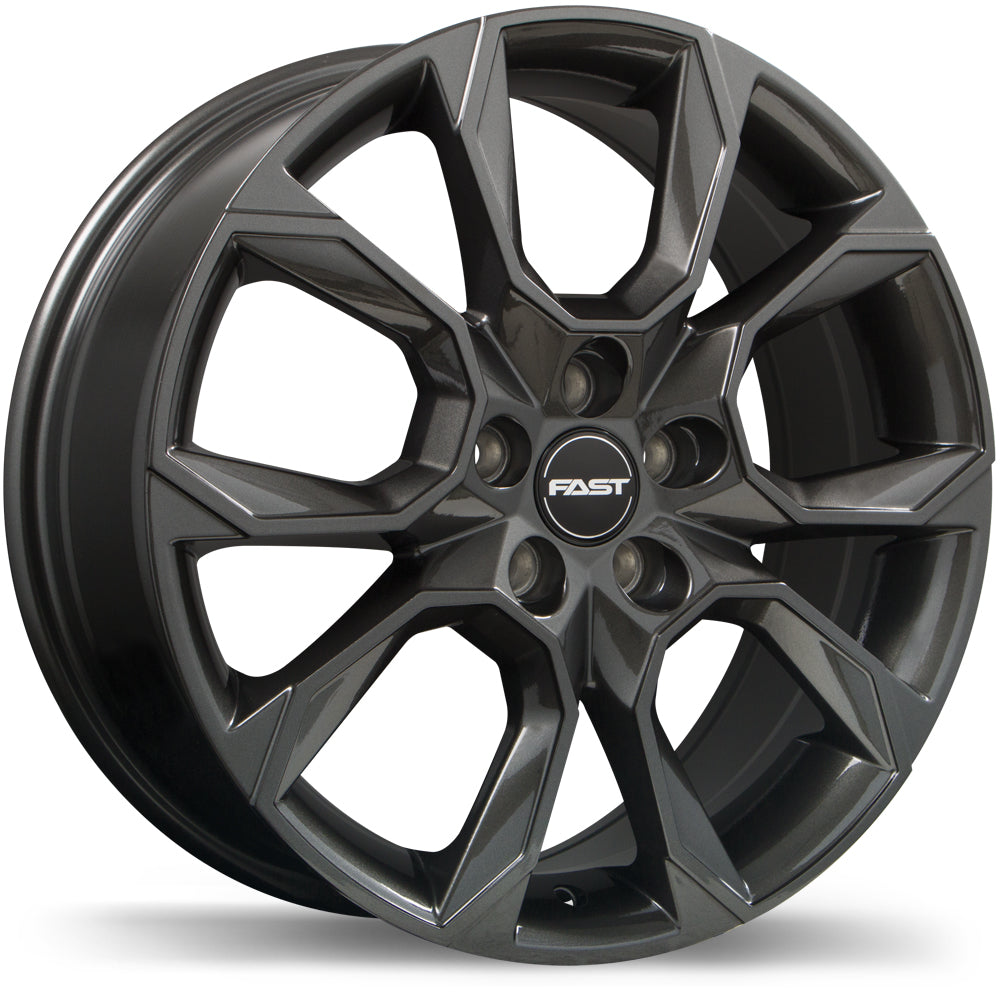 Fast Wheels Aventure Gloss Gunmetal 16x6.5 5x100 et45 56.1 F250S-1665-80MN+45C561