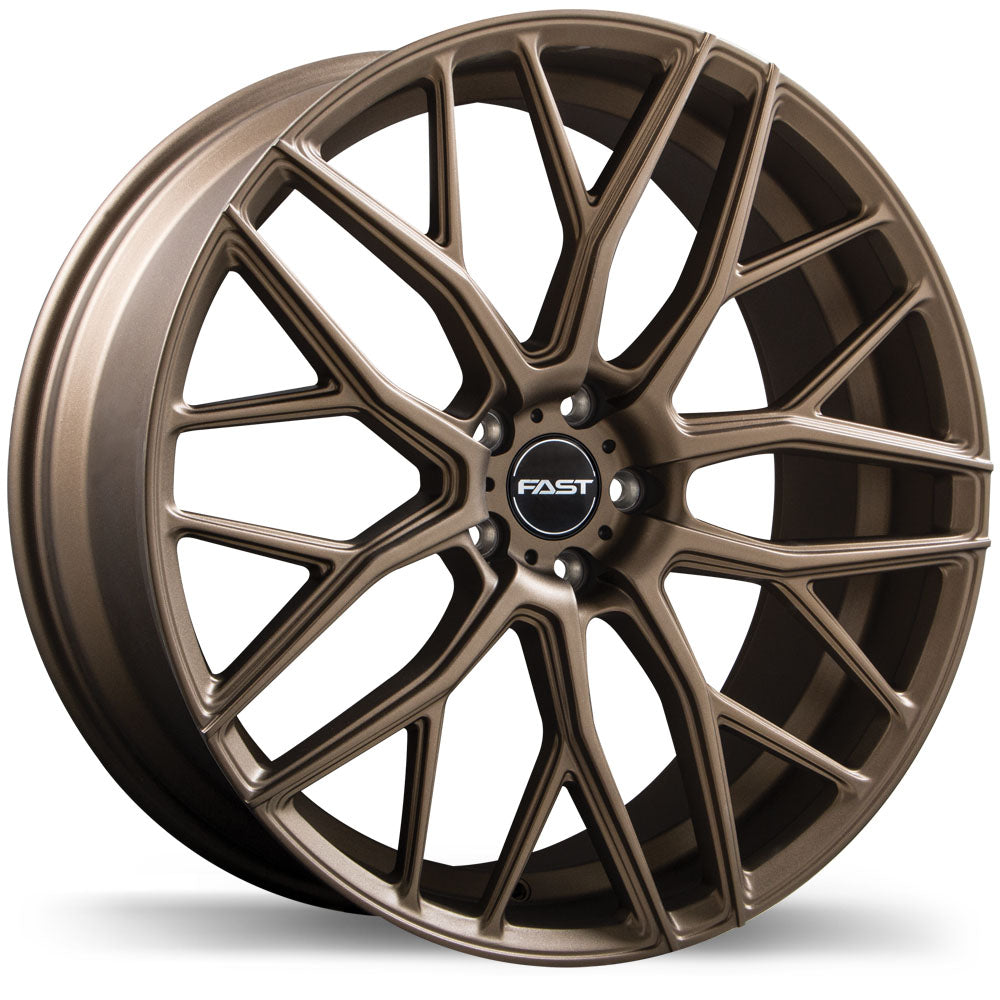 Fast Wheels Vybz Textured Bronze 19x8.5 5x112 et40 72.6 F263-1985-44ZT+40C726