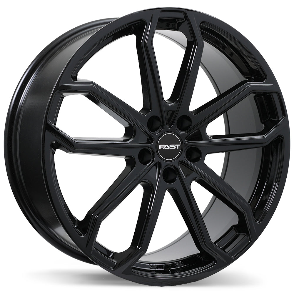Fast Wheels Impression Gloss Black 19x8.5 5x114.3 et45 72.6 F265-1985-65BN+45C726