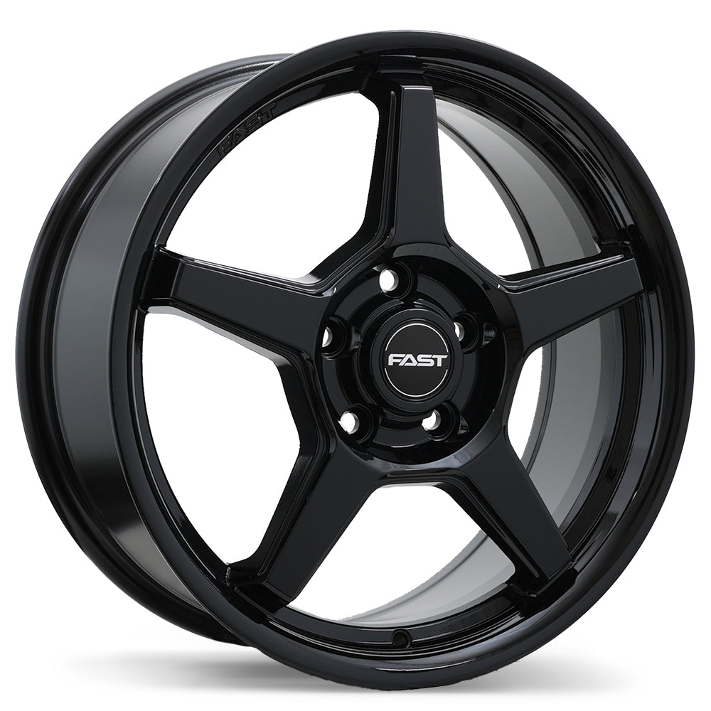 Fast Wheels Flair Gloss Black 17x7.0 5x114.3 et45 70.6 F272-1770-65BN+45C706