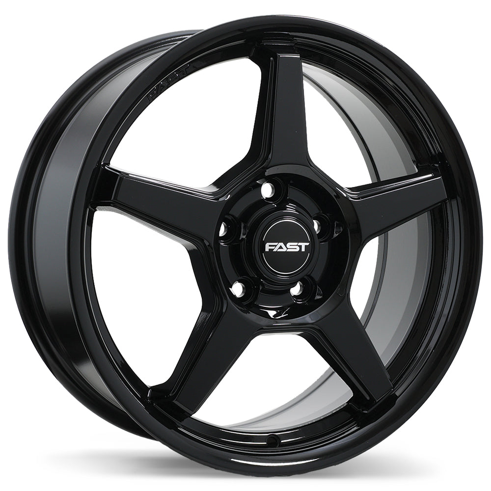 Fast Wheels Flair Gloss Black 17x7.0 5x114.3 et45 66.1 F272N-1770-65BN+45C661