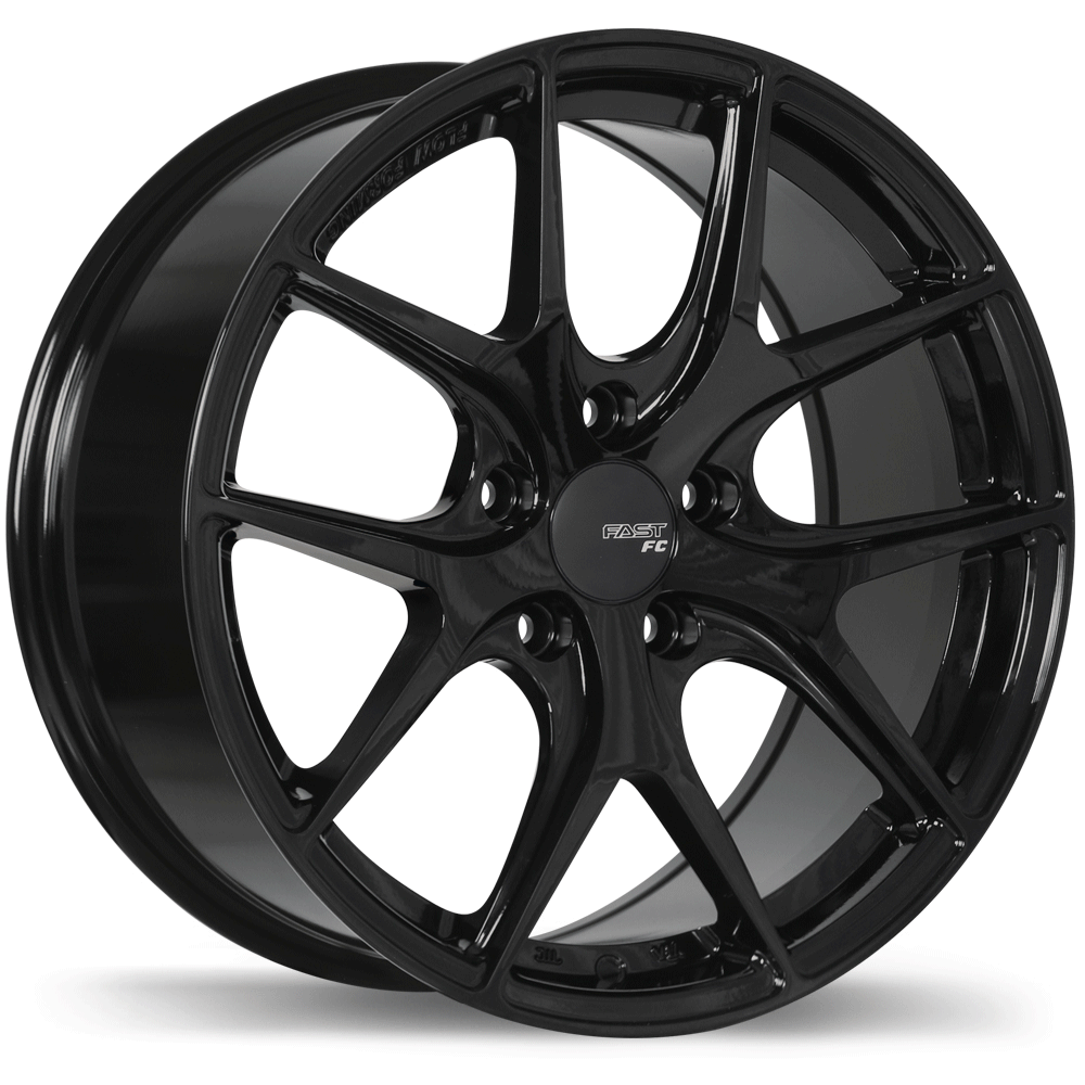 Fast Wheels FC04 Metallic Black 19x9.5 5x114.3 et45 72.6 FC04-1995-65BE+45C726