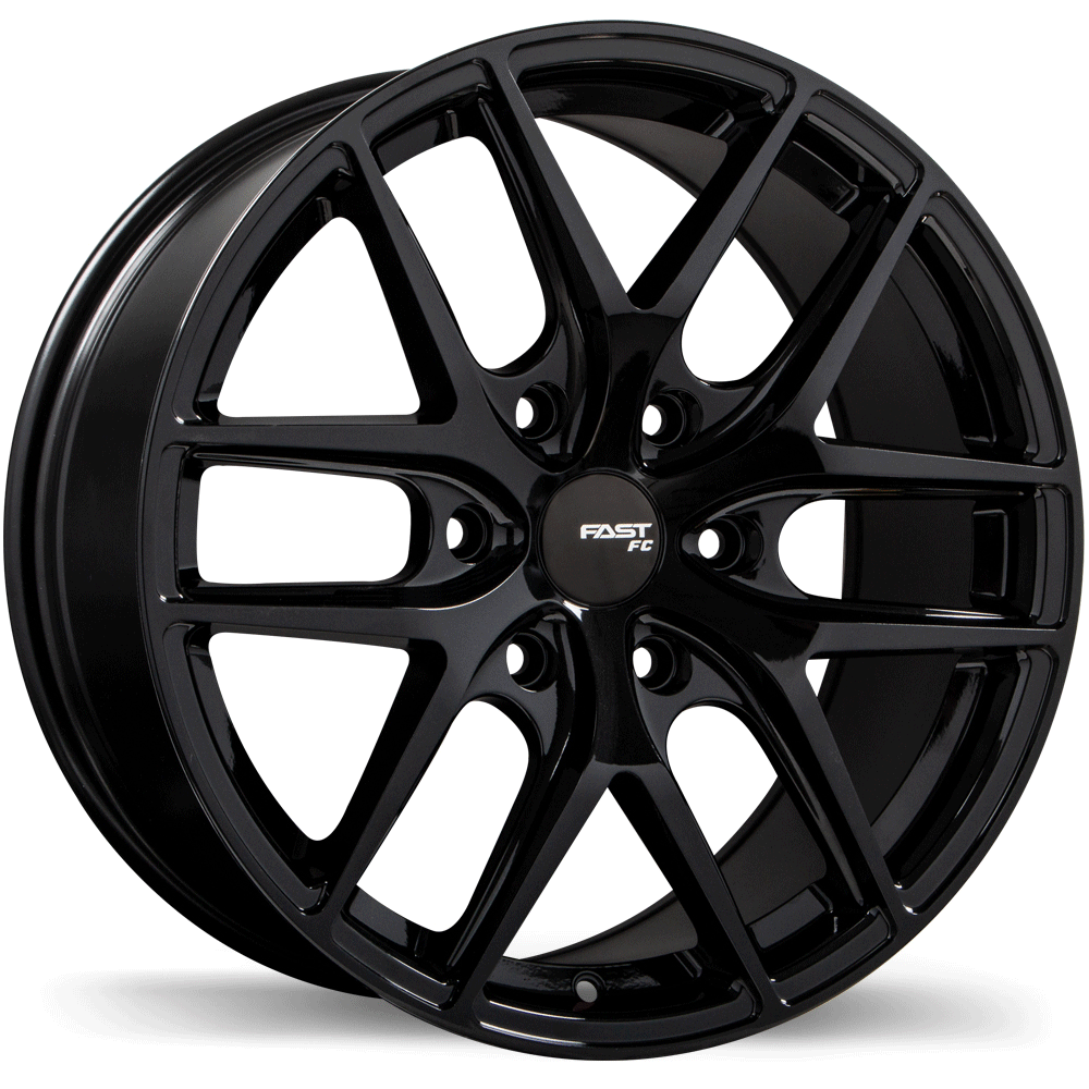 Fast Wheels FC04X Metallic Black 20x8.5 6x139.7 et15 93.1 FC04-2085-83BE+15C931