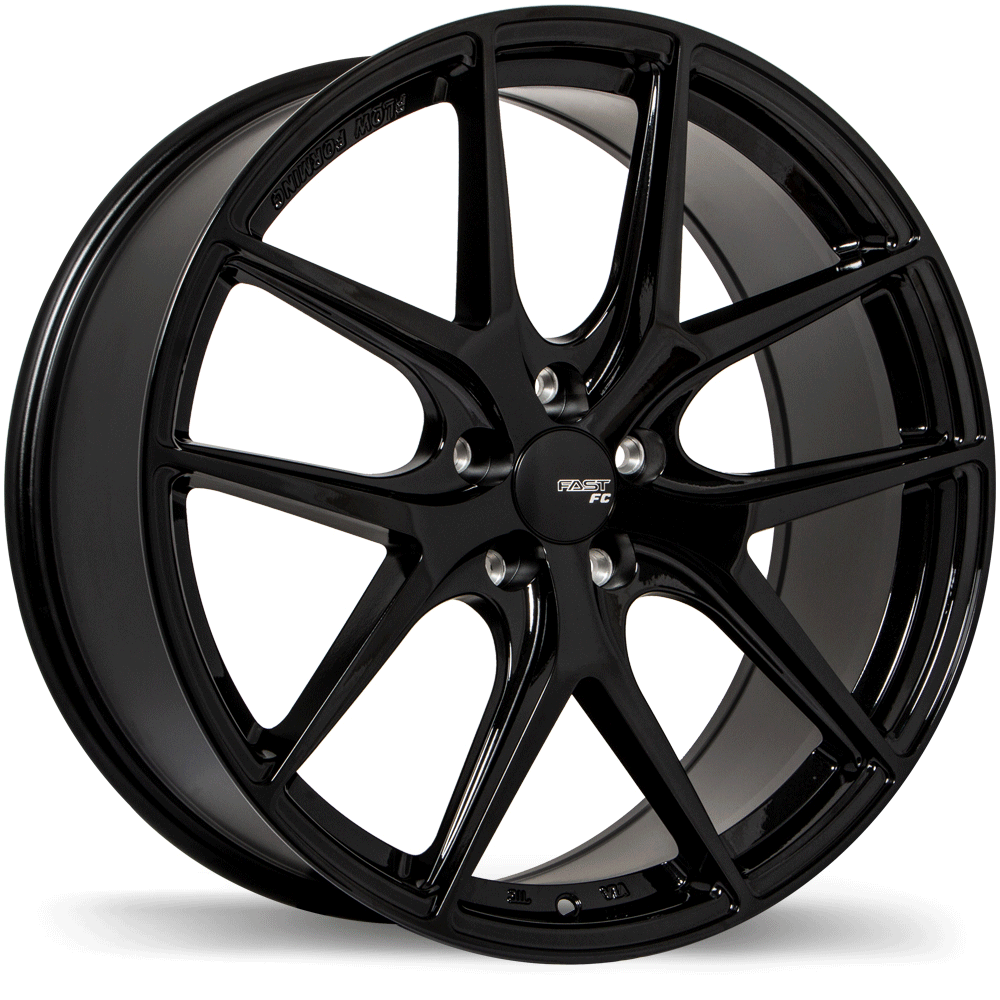 Fast Wheels FC04 Metallic Black 20x9.5 5x100 et35 72.6 FC04A-2095-80BE+35C726