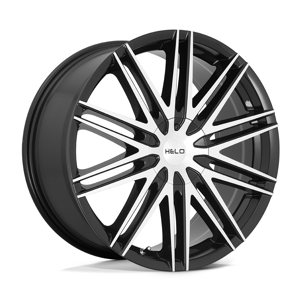 Helo HE880 GLOSS BLACK W/ MACHINED FACE 17X7.5 5x110/5x114.3 et42 72.56
