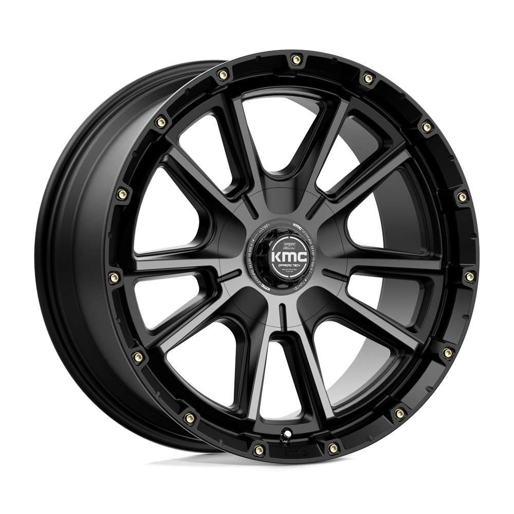KMC KM100 SYNC SATIN BLACK W/ GRAY TINT 20X9 6x135/6x139.7 et18 106.1
