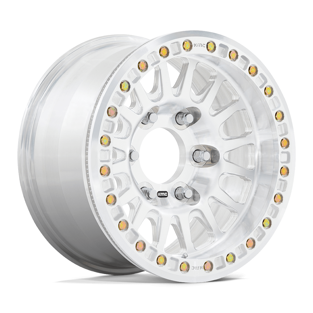 KMC KM445 IMPACT FORGED BEADLOCK RAW MACHINED 17X9 6x165.1 et-12 108