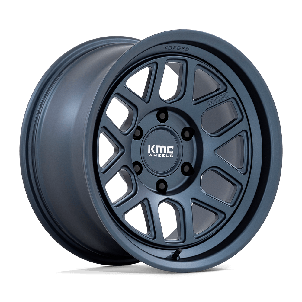KMC KM446 MESA FORGED MONOBLOCK METALLIC BLUE 17X8.5 6x139.7 et-10 106.1