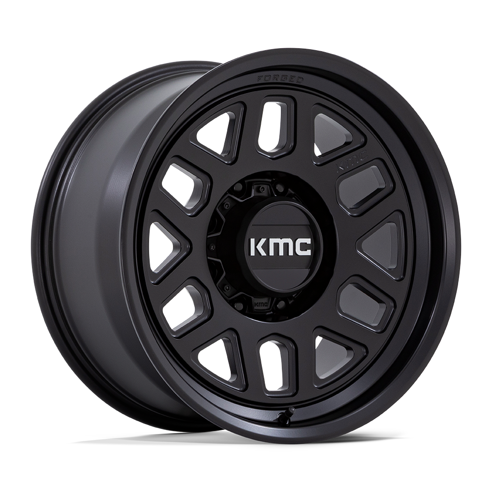 KMC KM451 MESA FORGED MONOBLOCK SATIN BLACK 18X9 8x165.1 et-12 125.1