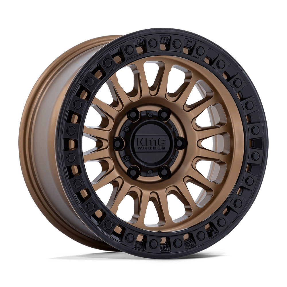 KMC KM552 IMS MATTE BRONZE W GLOSS BLACK LIP 18X9 6x139.7 et18 106.1