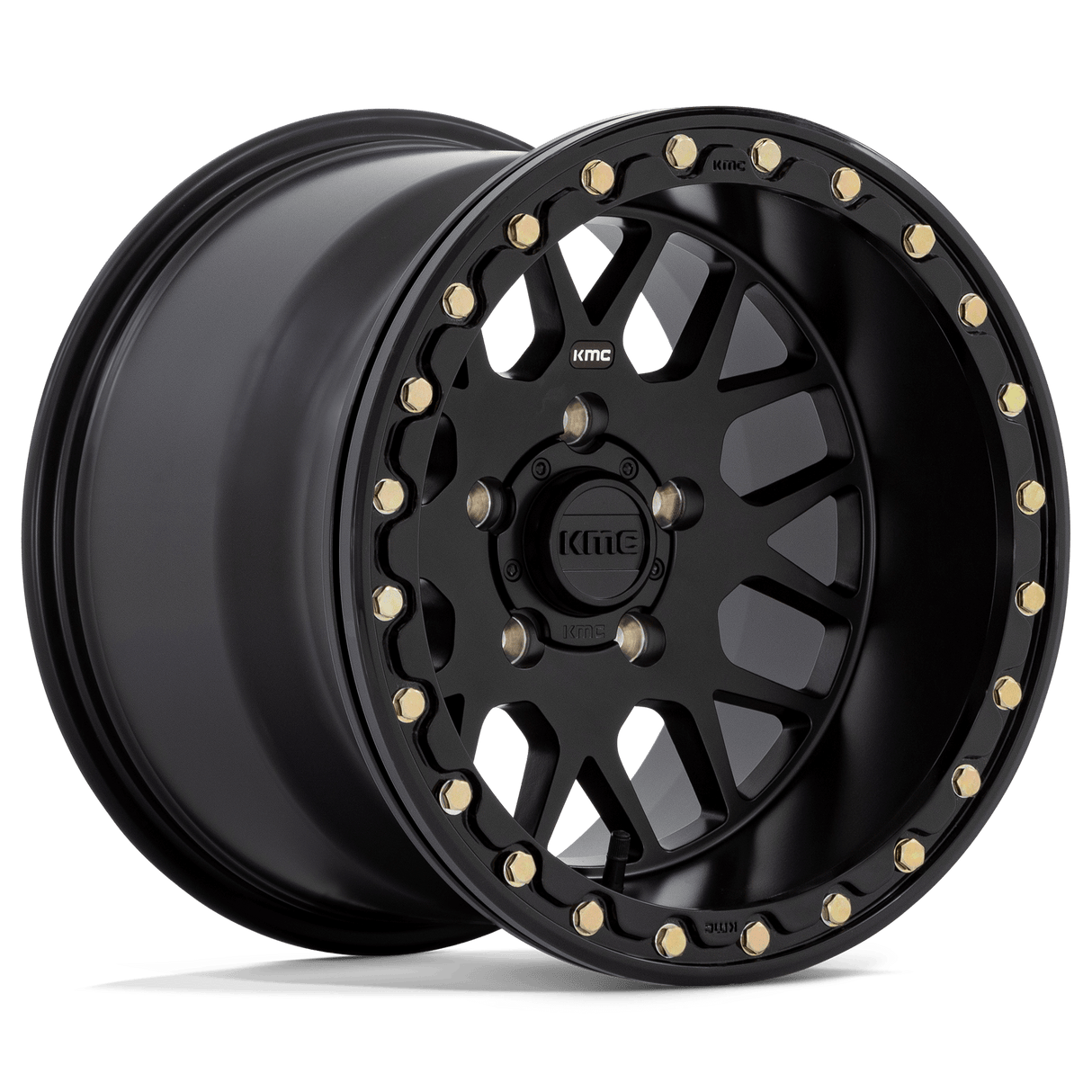 KMC Powersports KS235 GRENADE BEADLOCK SATIN BLACK 14X7 4x137 et38 112.1