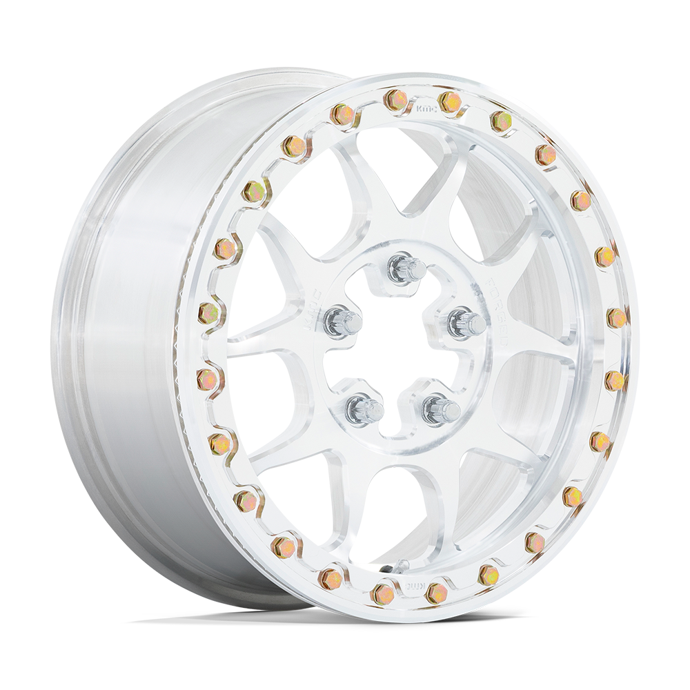 KMC Powersports KS437 TORO FORGED BEADLOCK RAW MACHINED FORGED 15X6 5x114.3 et38 72.56