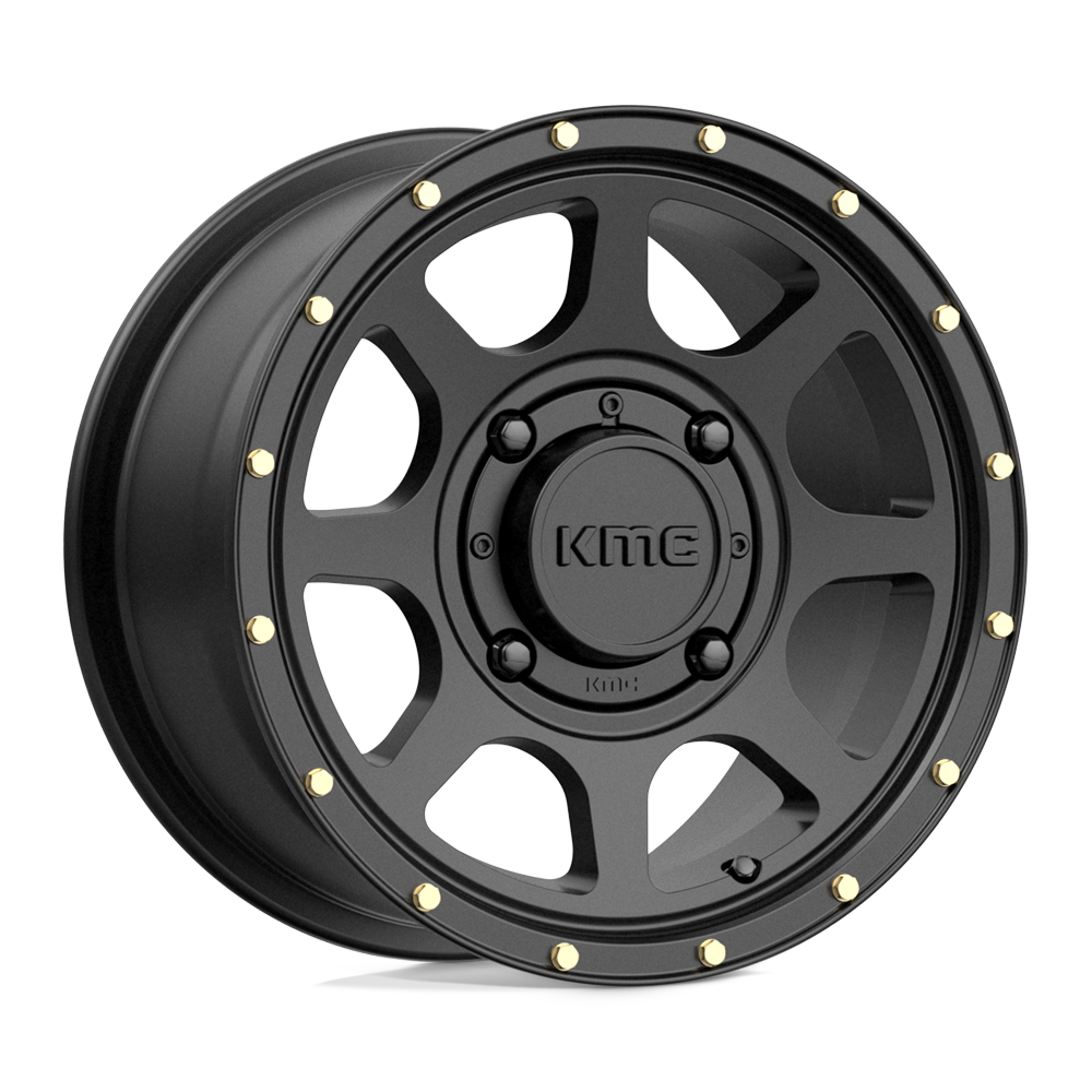 KMC Powersports KS134 ADDICT 2 SATIN BLACK 14X7 4x156 et38 132