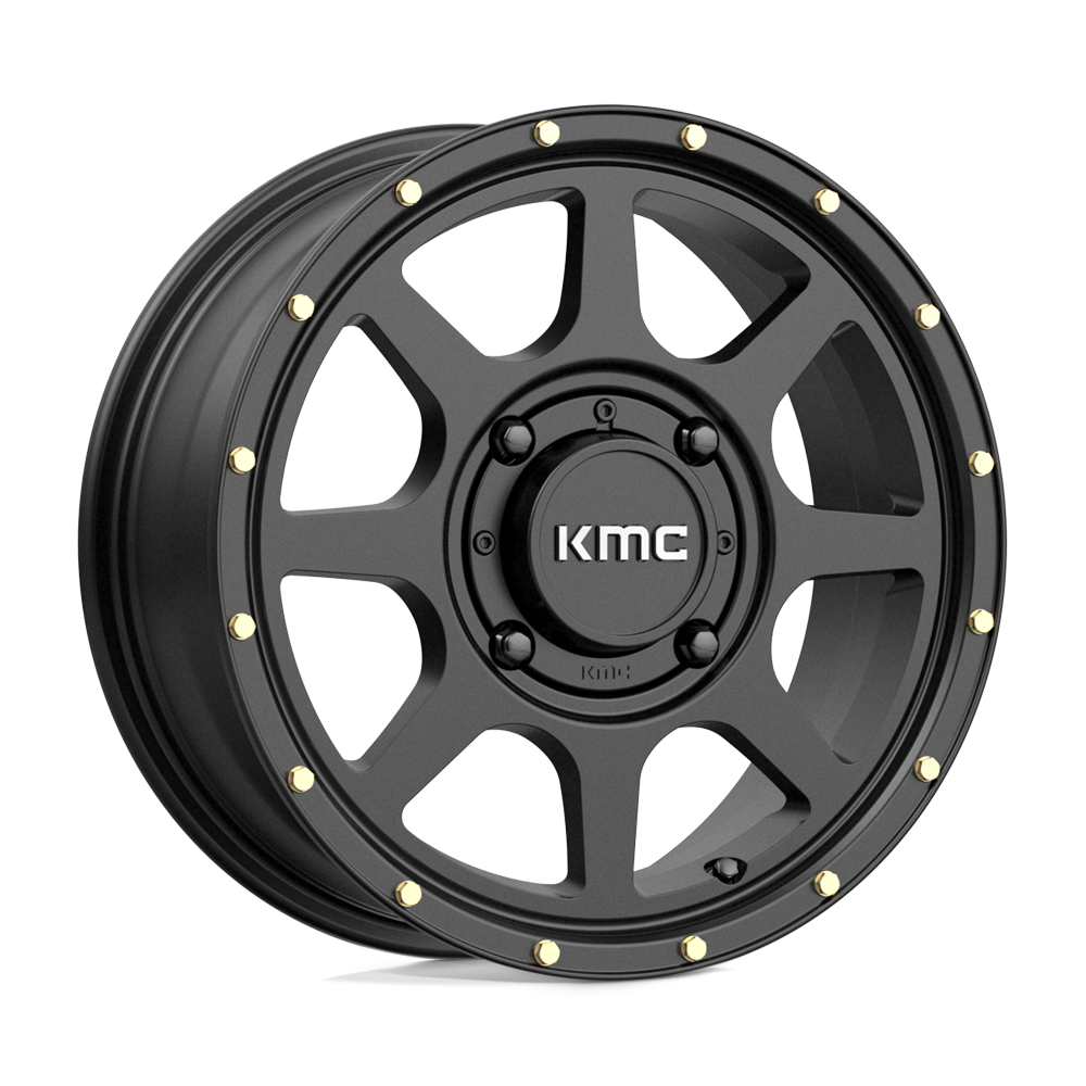 KMC Powersports KS134 ADDICT 2 SATIN BLACK 15X6 4x156 et38 132