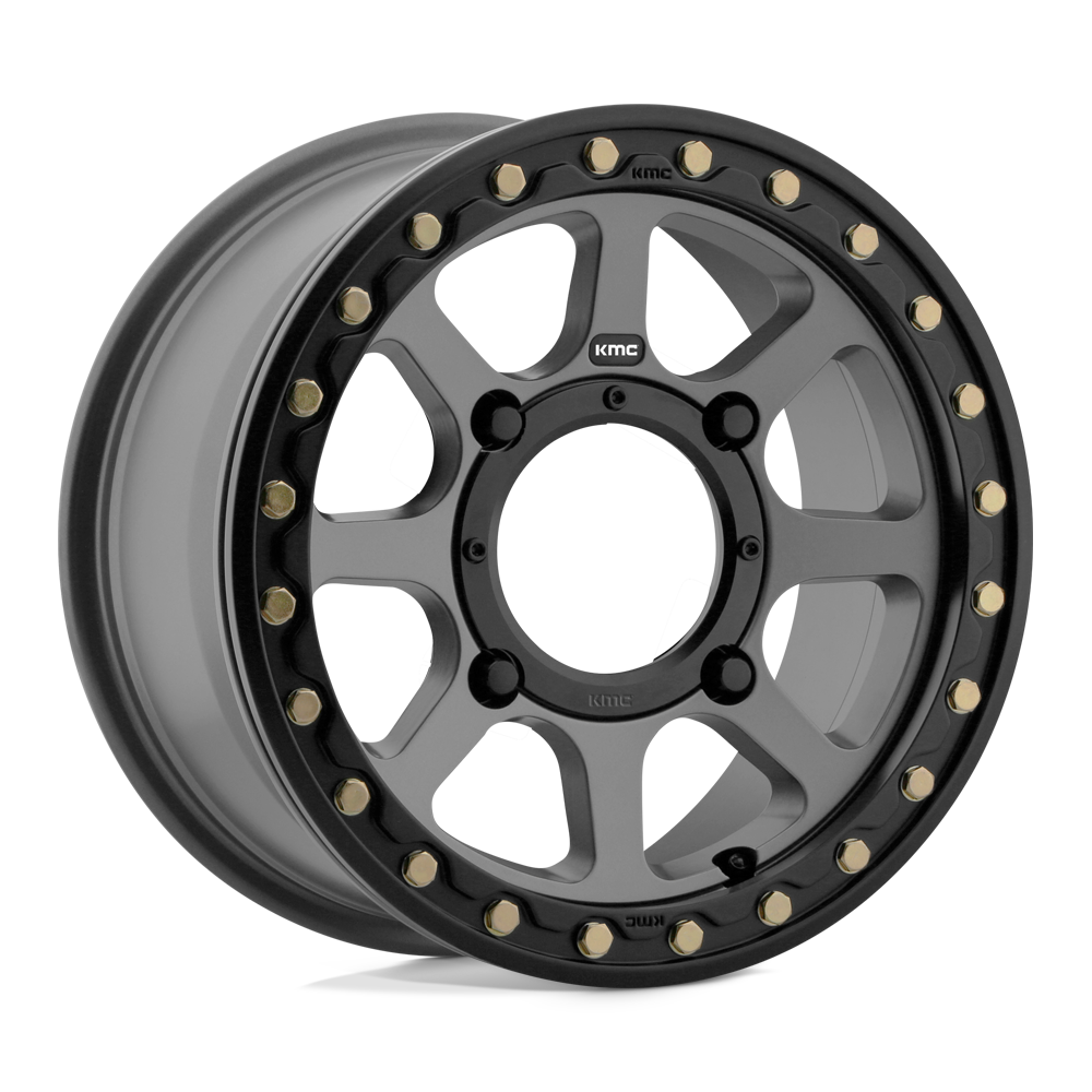 KMC Powersports KS234 ADDICT 2 BEADLOCK SATIN GRAY 15X6 4x156 et38 132