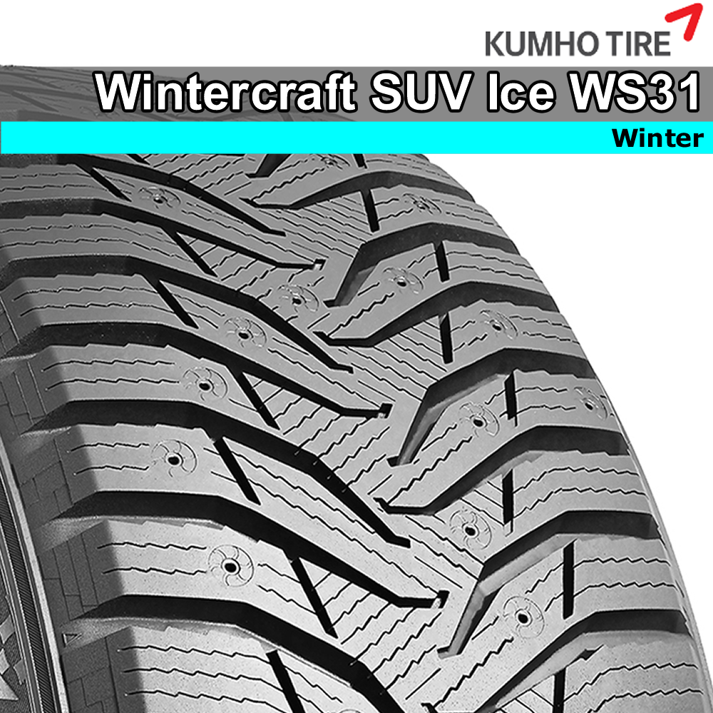 Kumho Winterctaft SUV WS31 (Studdable) 265/65R17 116T