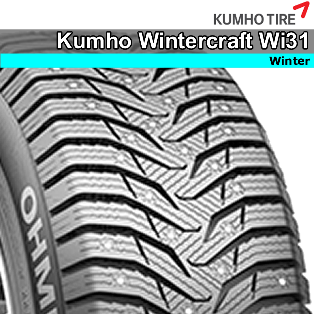 Kumho Wintercraft Ice WI31 (Studdable) 205/50R17 93T