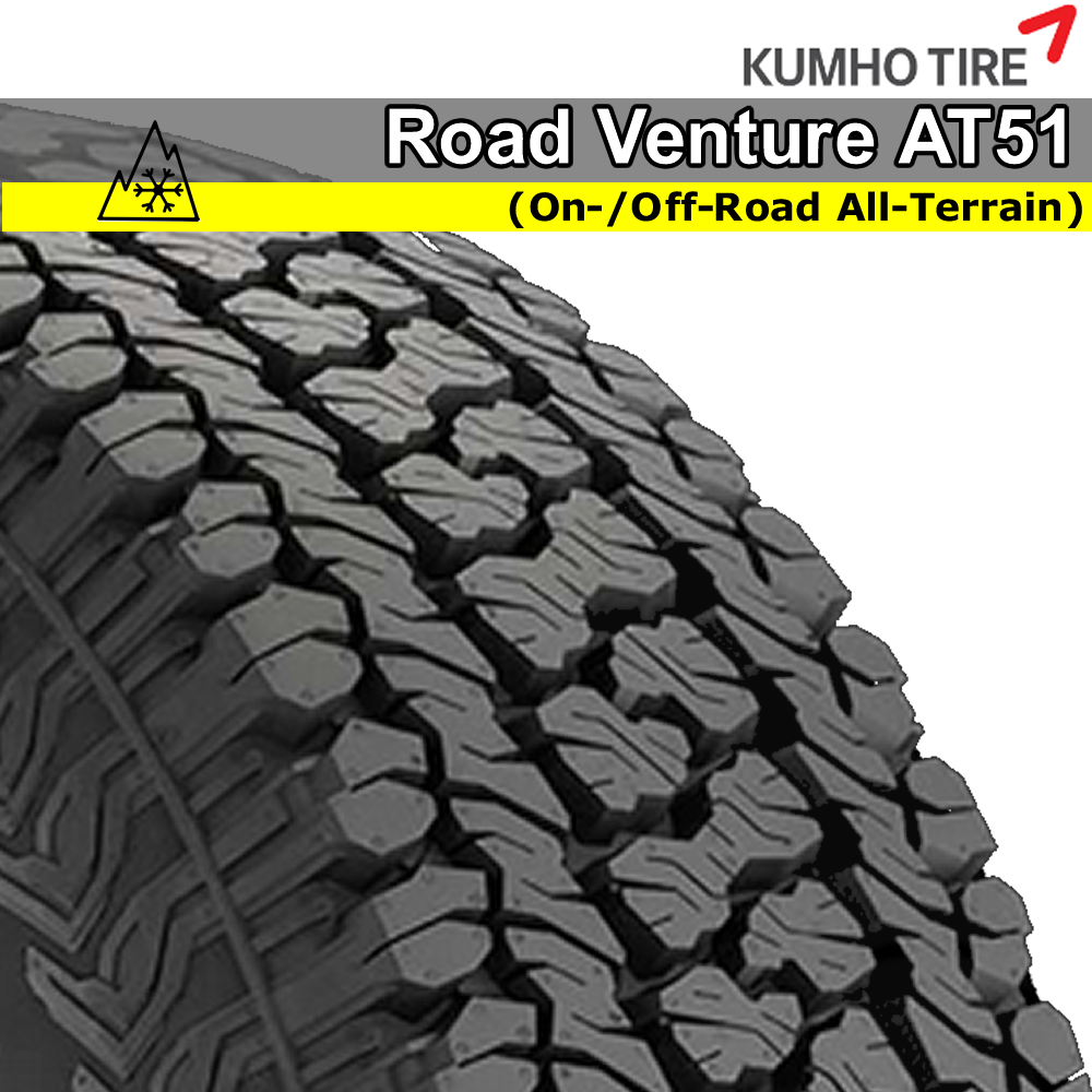 Kumho Road Venture AT51 All Weather 275/65R17 119S XL