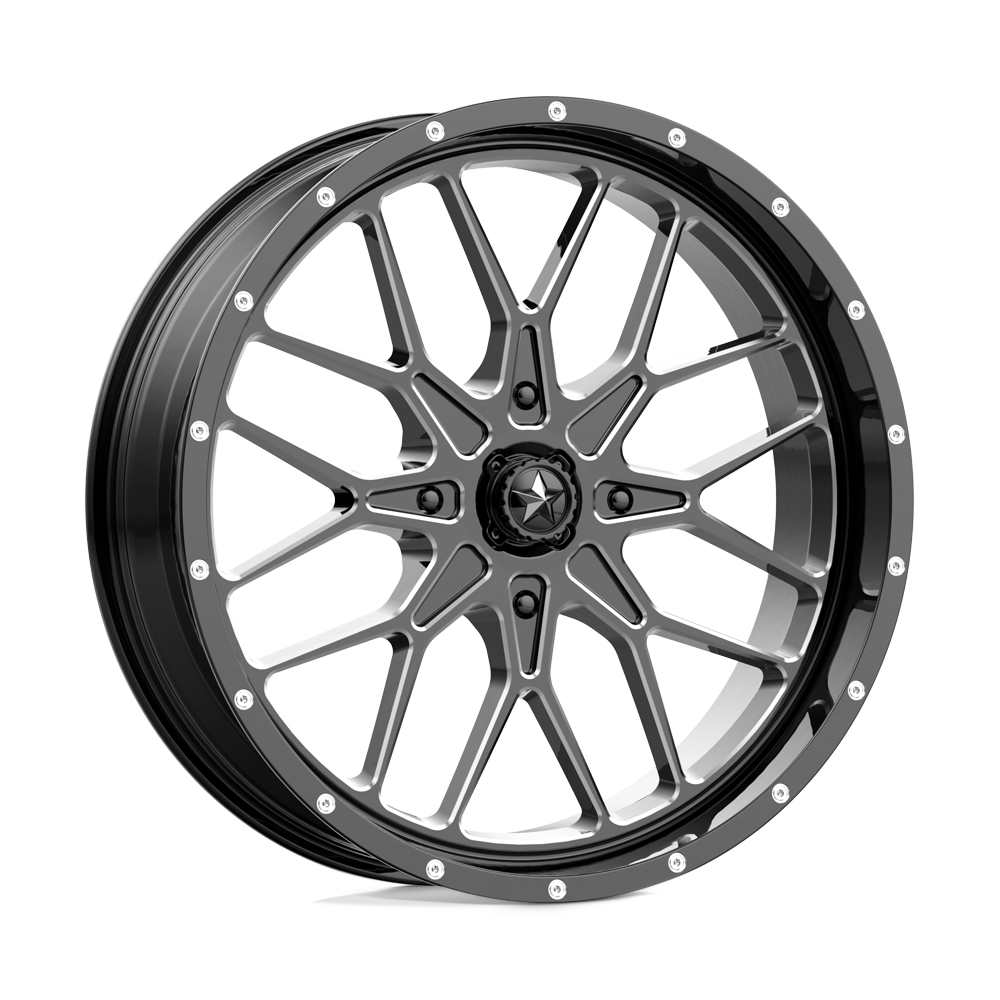 MSA Offroad Wheels M45 PORTAL GLOSS BLACK MILLED 24X7 4x137 et0 112.1
