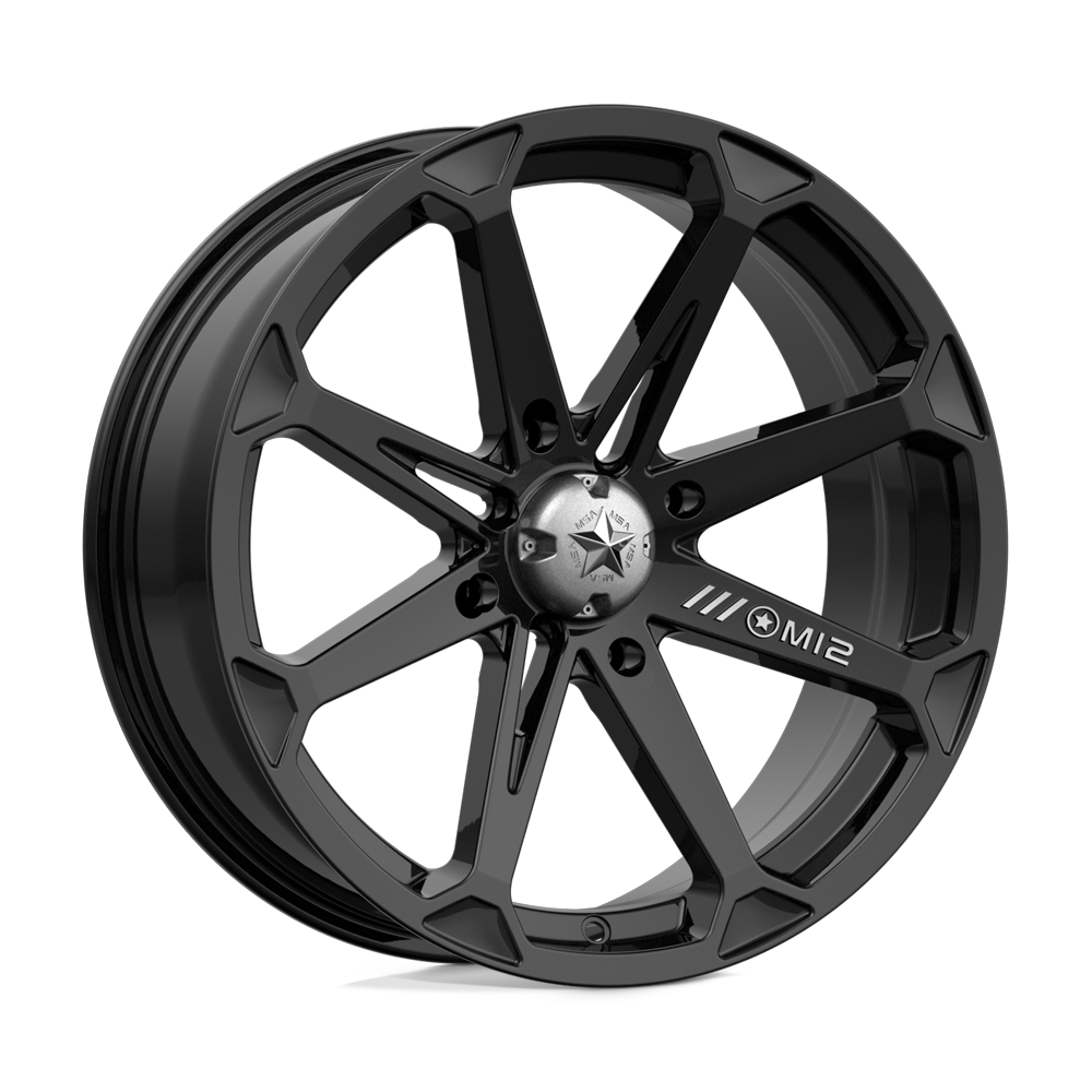 MSA Offroad Wheels M12 DIESEL GLOSS BLACK 18X7 4x156 et10 132