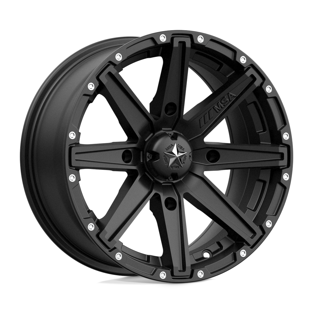 MSA Offroad Wheels M33 CLUTCH SATIN BLACK 15X7 4x156 et10 132