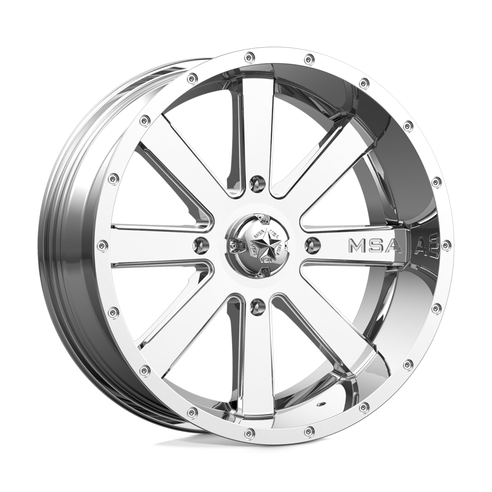 MSA Offroad Wheels M34 FLASH CHROME 24X7 4x156 et0 132