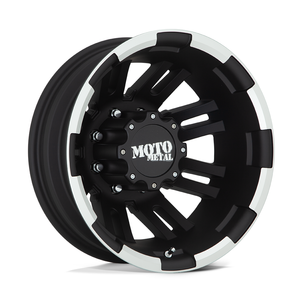Moto Metal MO963 MATTE BLACK MACHINED DUALLY - REAR 16X6 8x165.1 et-134 125.1