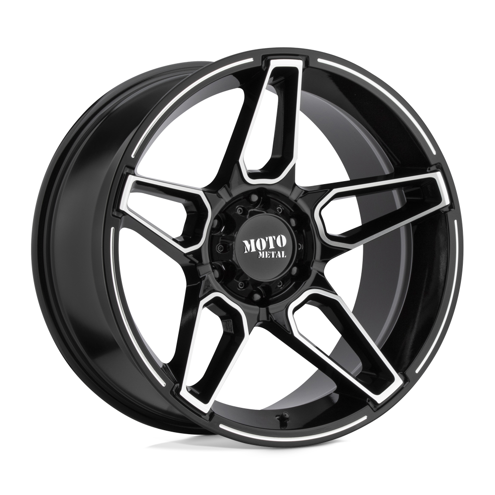 Moto Metal MO994 FANG GLOSS BLACK MACHINED 20X12 6x135 et-44 87.1
