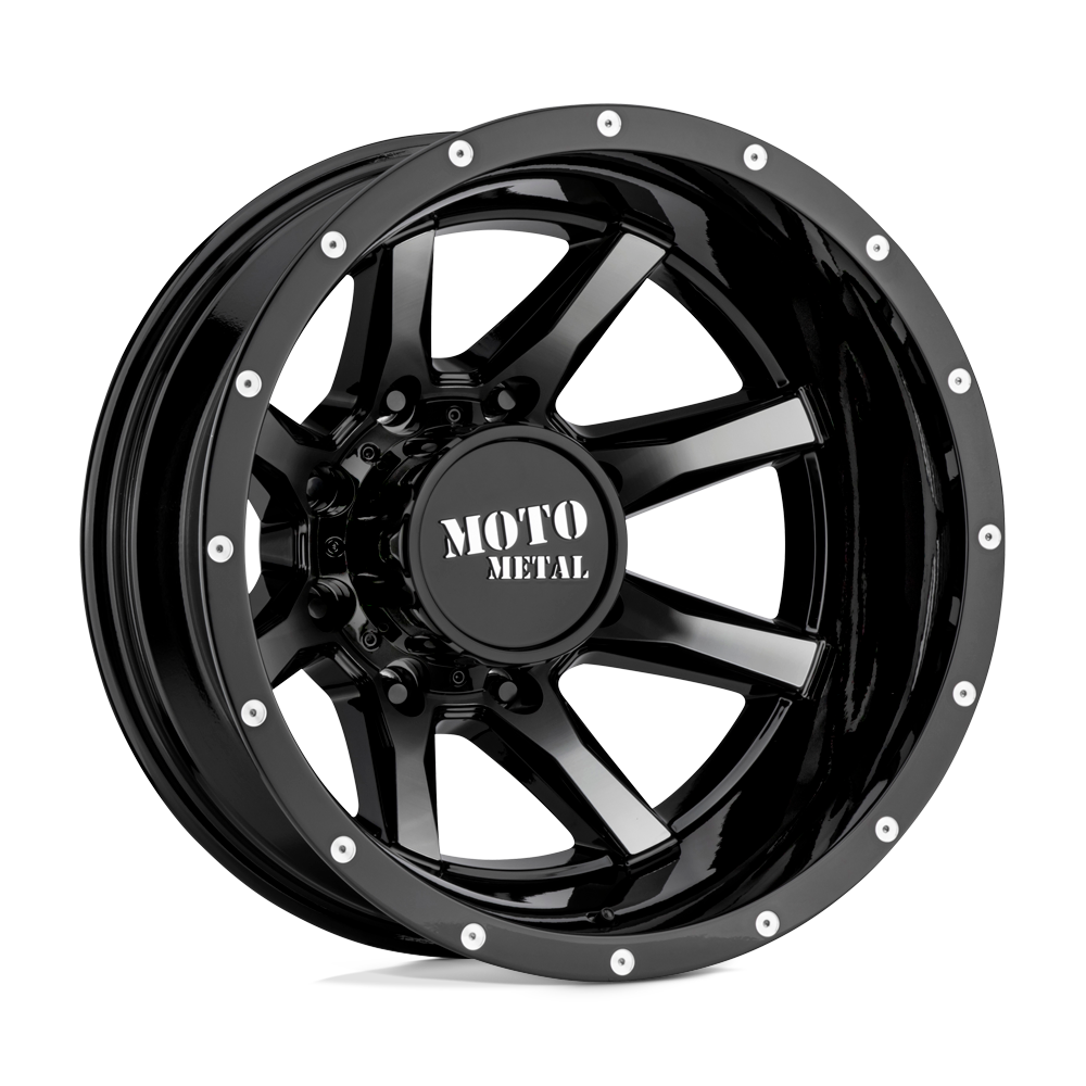 Moto Metal MO995 GLOSS BLACK MACHINED - REAR 17X6.5 8x210 et-140 154.3
