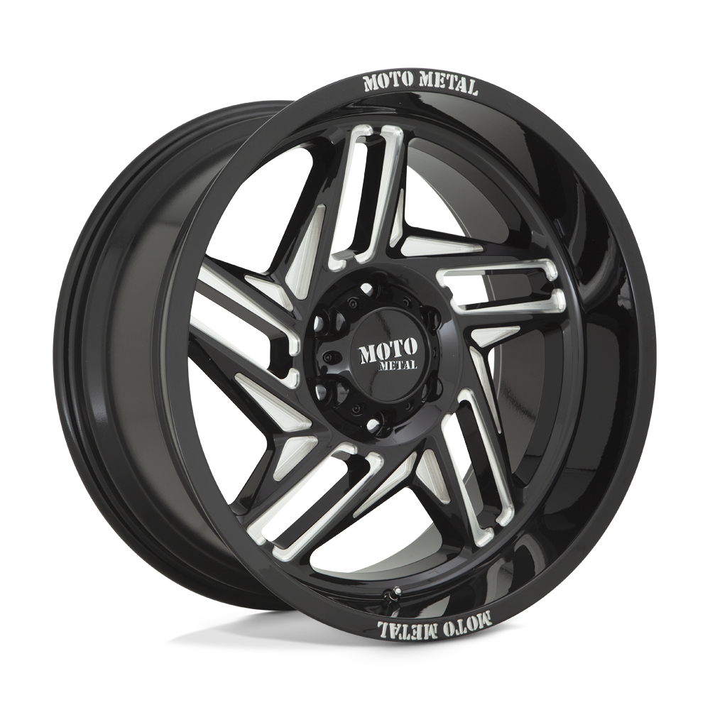 Moto Metal MO996 RIPSAW GLOSS BLACK MILLED 20X12 6x135 et-44 87.1