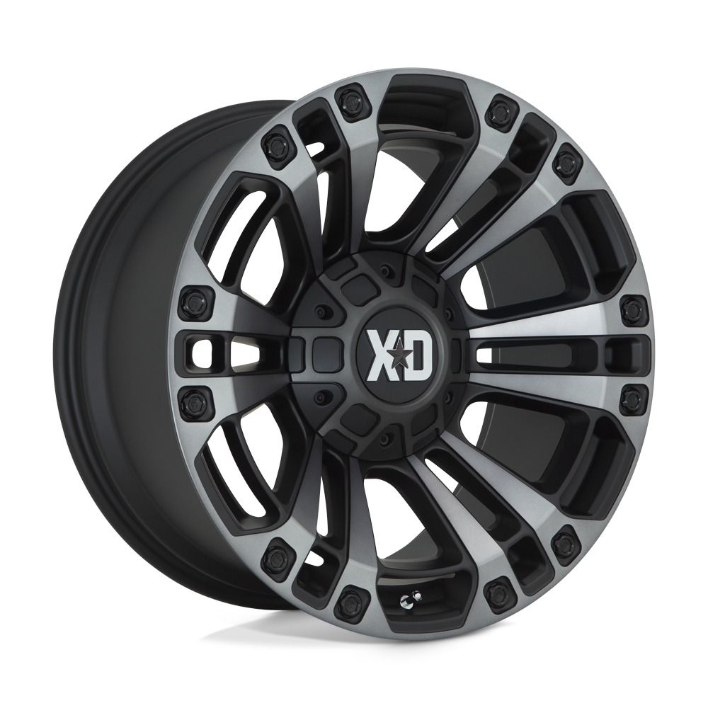 XD XD851 MONSTER 3 SATIN BLACK W/ GRAY TINT 20X10 8x165.1 et-18 125.1