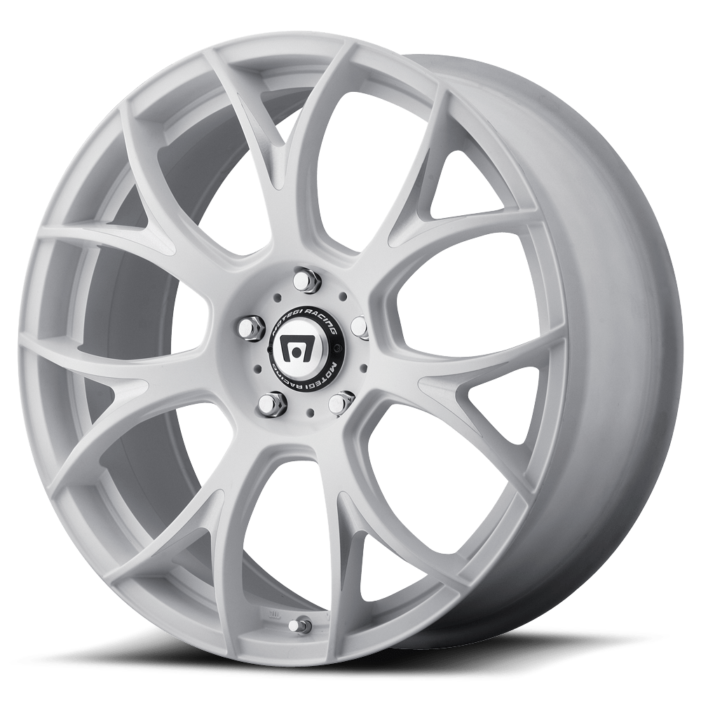 Motegi MR126 MATTE WHITE W/ MILLED ACCENTS 19X8.5 5x114.3 et40 72.56