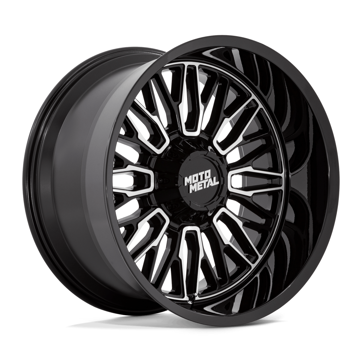 Moto Metal MO809 STINGER GLOSS BLACK MACHINED 20X10 5x127/5x139.7 et-18 78.1