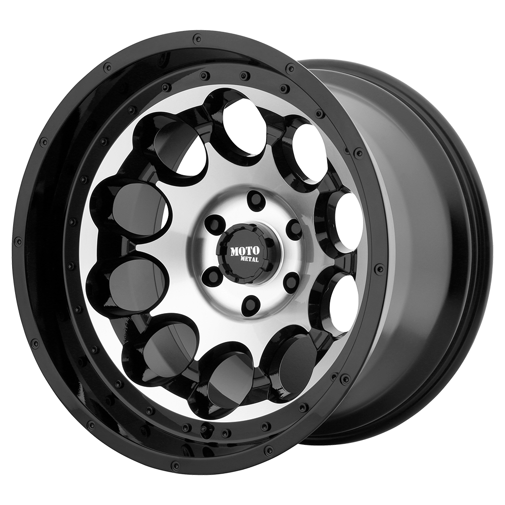 Moto Metal MO990 ROTARY GLOSS BLACK MACHINED 17X9 8x170 et-12 125.1