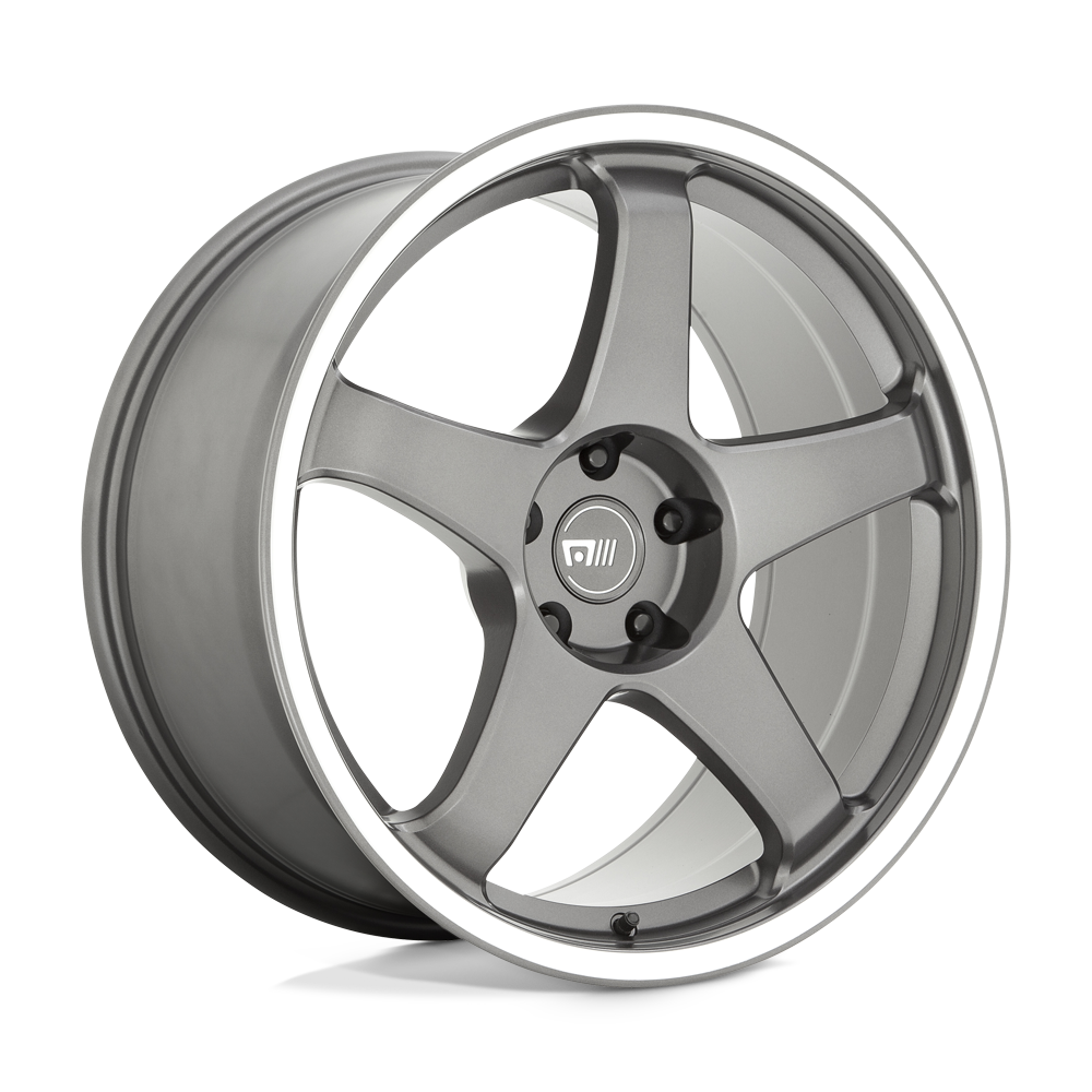 Motegi MR151 CS5 GUNMETAL W/ MACHINED LIP 18X9.5 5x114.3 et15 72.56