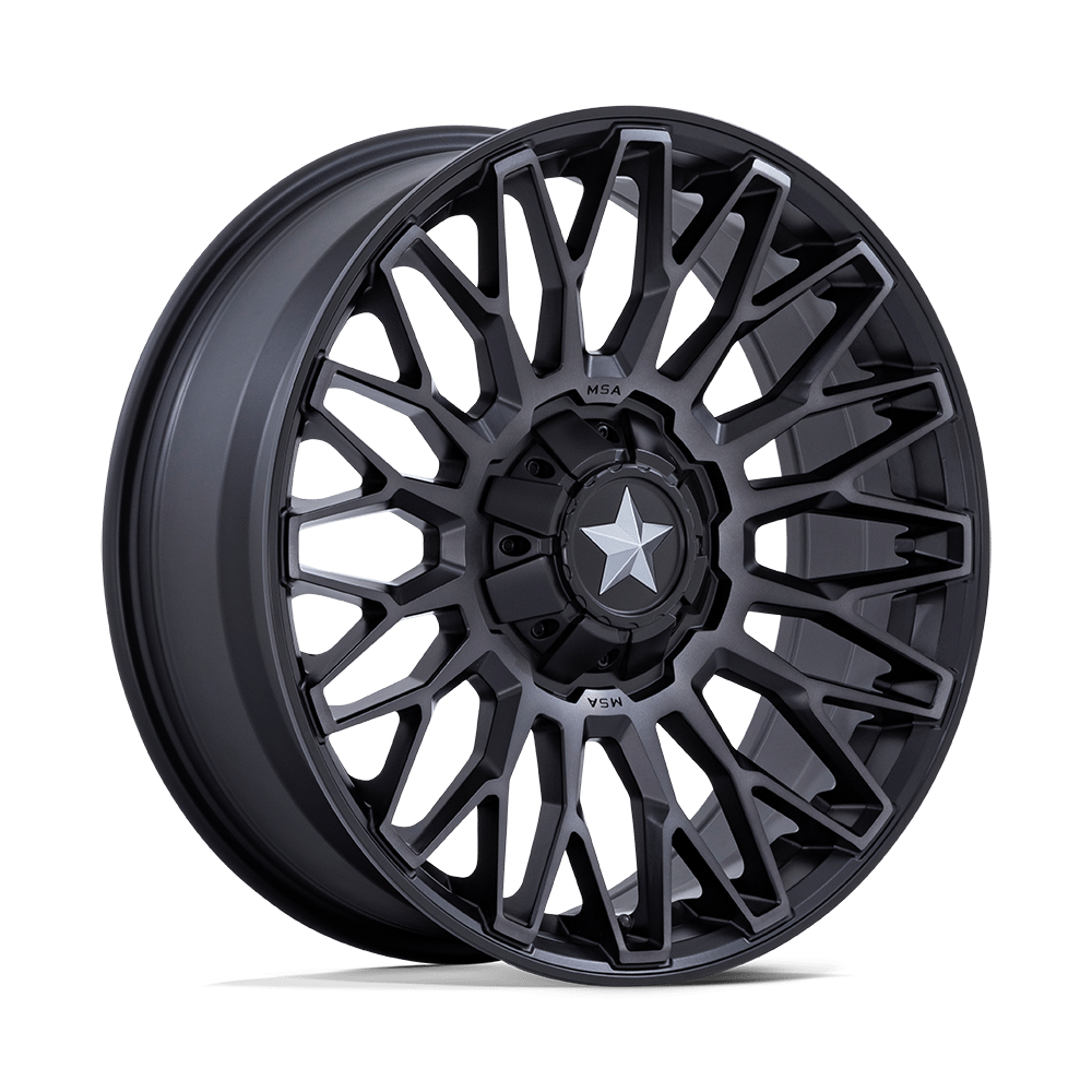MSA Offroad Wheels M50 CLUBBER MATTE BLACK DDT 22X7 4x137/4x156 et0 110.1