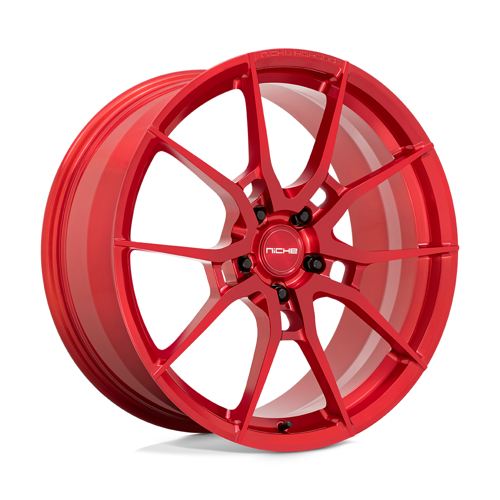 Niche Mono T113 KANAN BRUSHED CANDY RED 21X12 5x120 et57 70.7