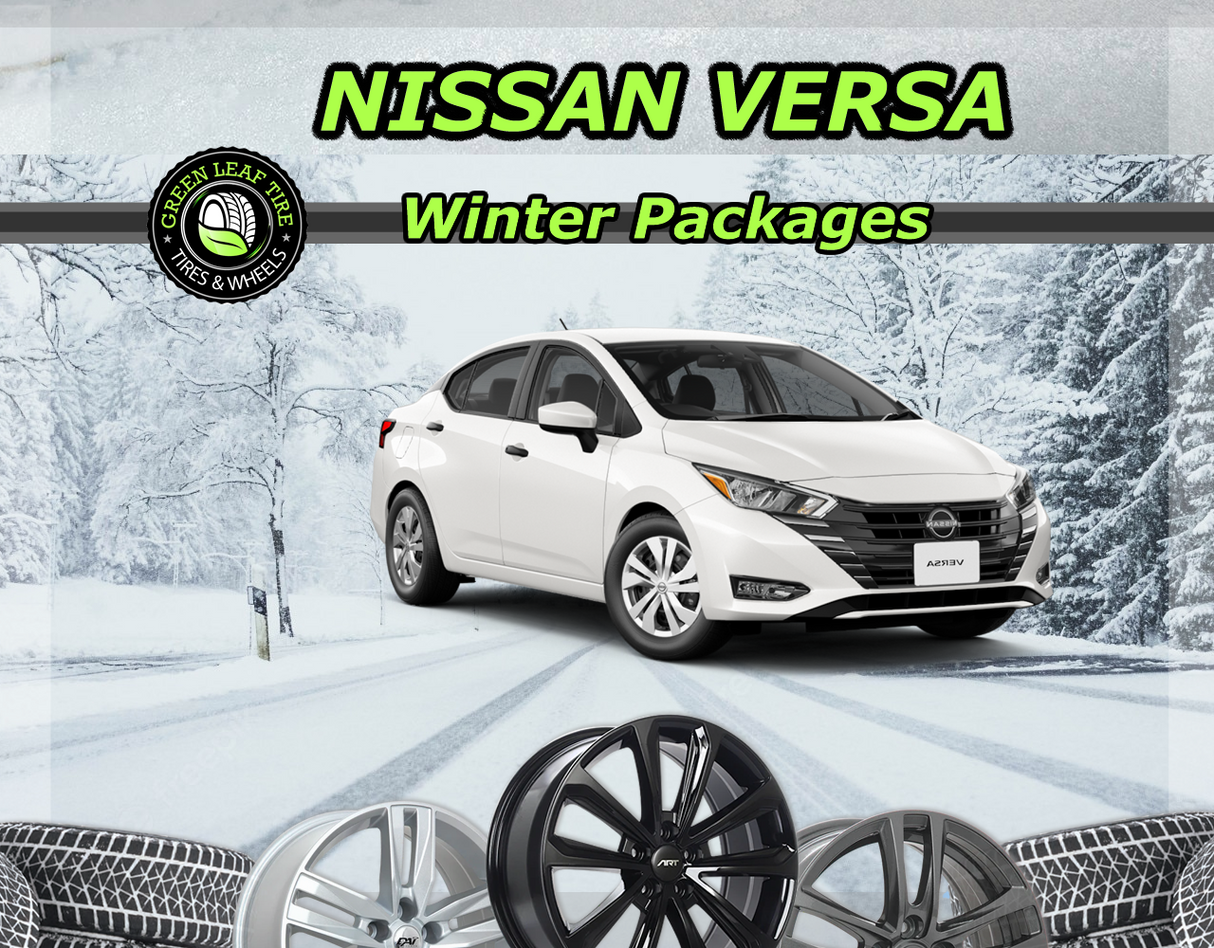 NISSAN VERSA Winter Tire Package 15" Steel + 195/65R15 Antares Grip 20