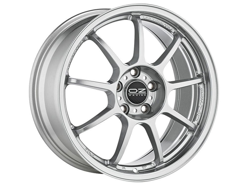 OZ ALLEGGERITA HLT 5F STAR SILVER 18X8 5X120 et34 CBN/A W01830207D8