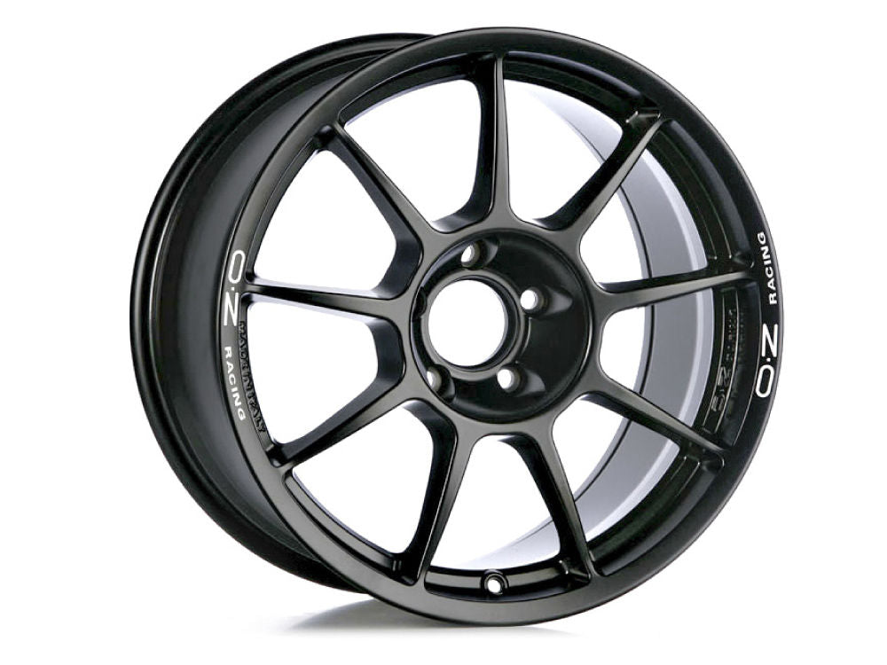 OZ CHALLENGE HLT MATT BLACK WHITE LETTERING 18X12 5X130 et48 CBN/A W01894003N3