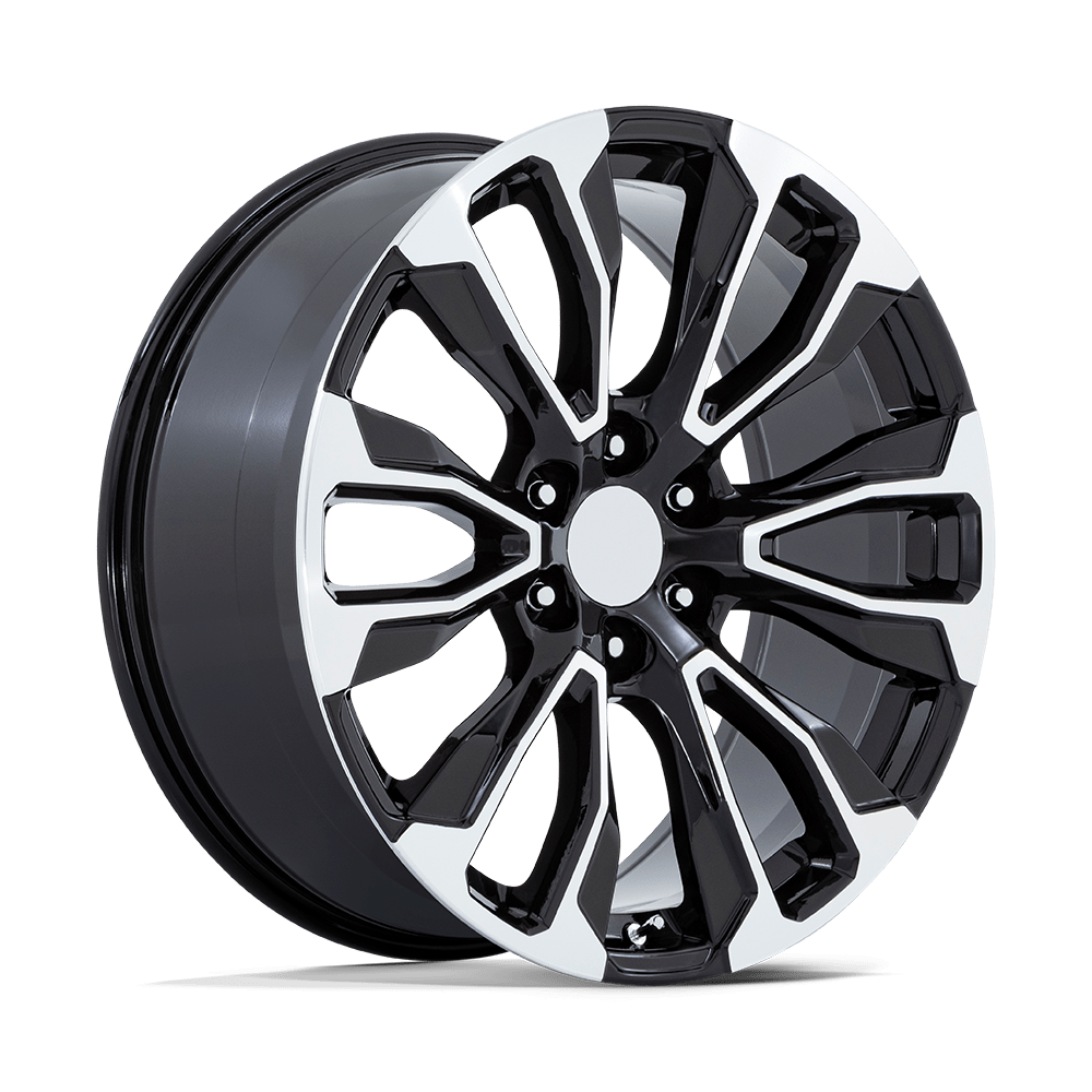 Performance Replicas PR211 GLOSS BLACK MACHINED FACE 24X10 6x139.7 et31 78.1