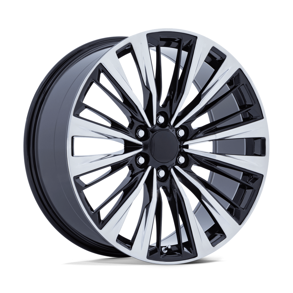 Performance Replicas PR226 GLOSS BLACK POLISHED 22X9 6x139.7 et28 78.1
