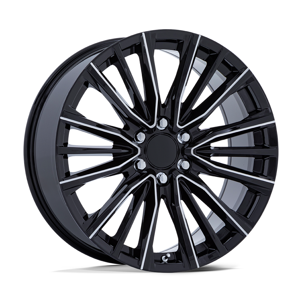 Performance Replicas PR223 GLOSS BLACK MILLED 24X10 6x139.7 et28 78.1
