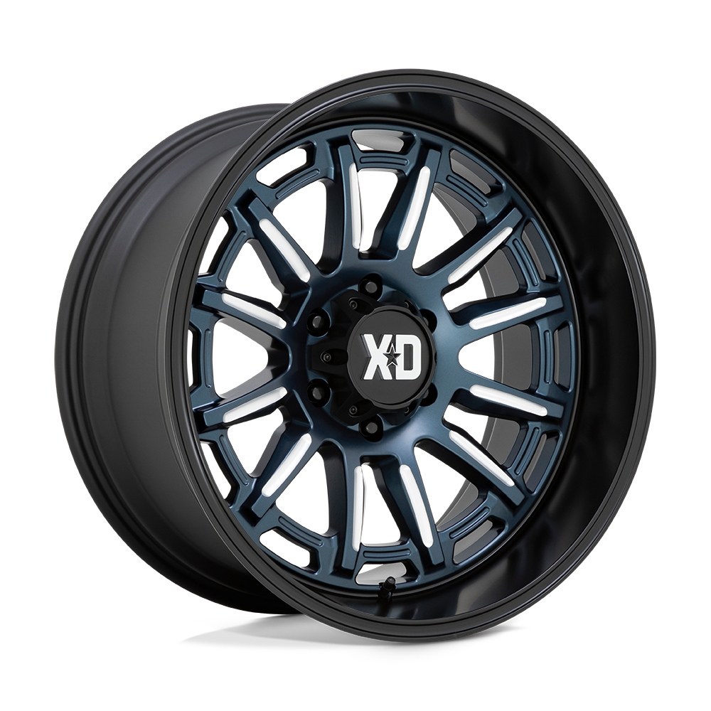 XD XD865 PHOENIX METALLIC BLUE MILLED W/ BLACK LIP 20X9 6x139.7 et18 106.1
