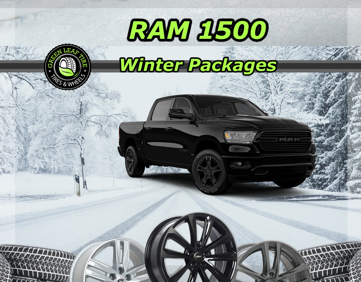 RAM 1500 Winter Tire Package 18" Alloy + 275/65R18 Uniroyal
