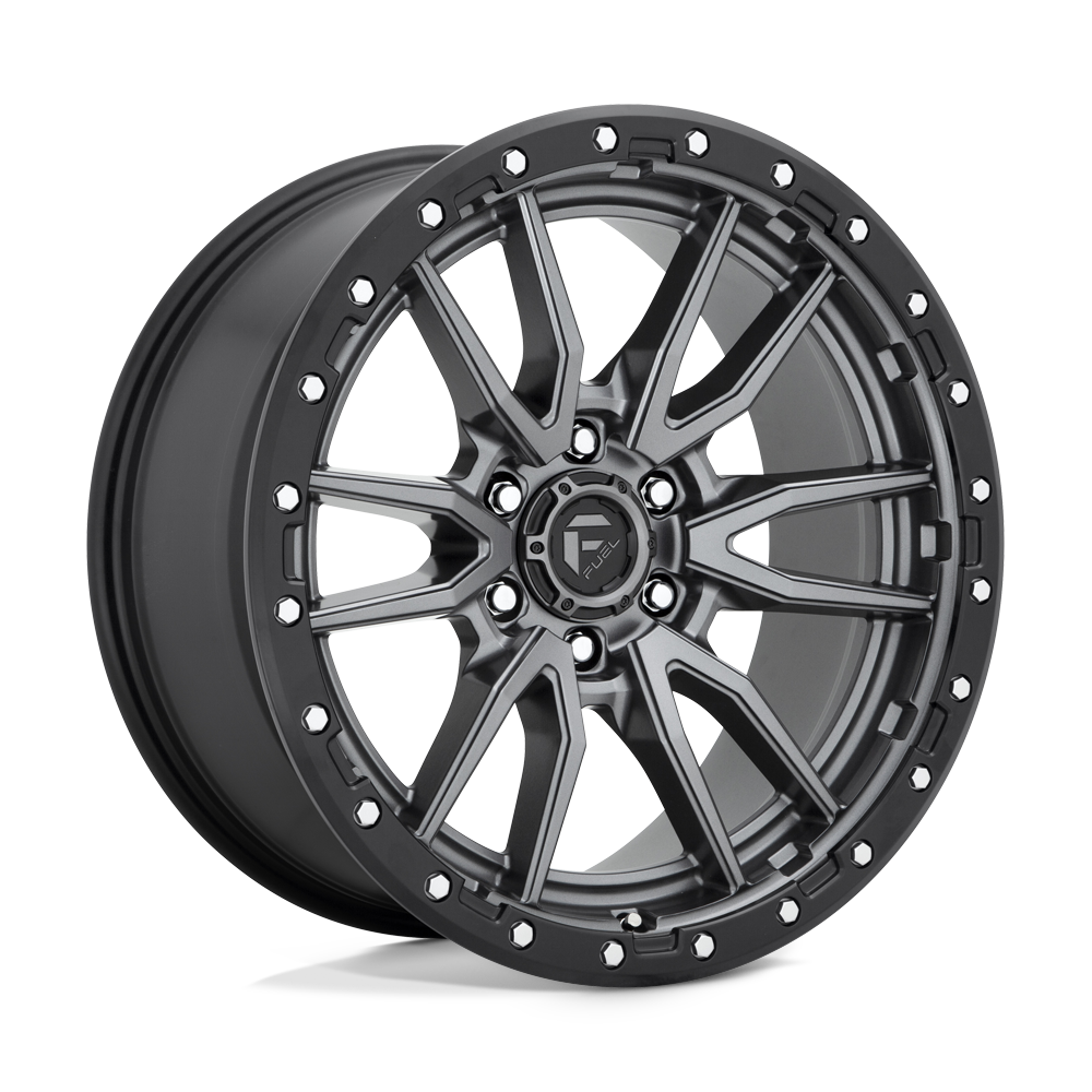 Fuel 1PC D680 REBEL MATTE GUN METAL BLACK BEAD RING 20X9 6x139.7 et20 106.1