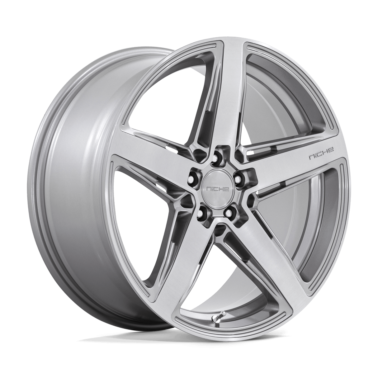 Niche 1PC M270 TERAMO ANTHRACITE BRUSHED FACE TINT CLEAR 20X10.5 5x112 et40 66.56