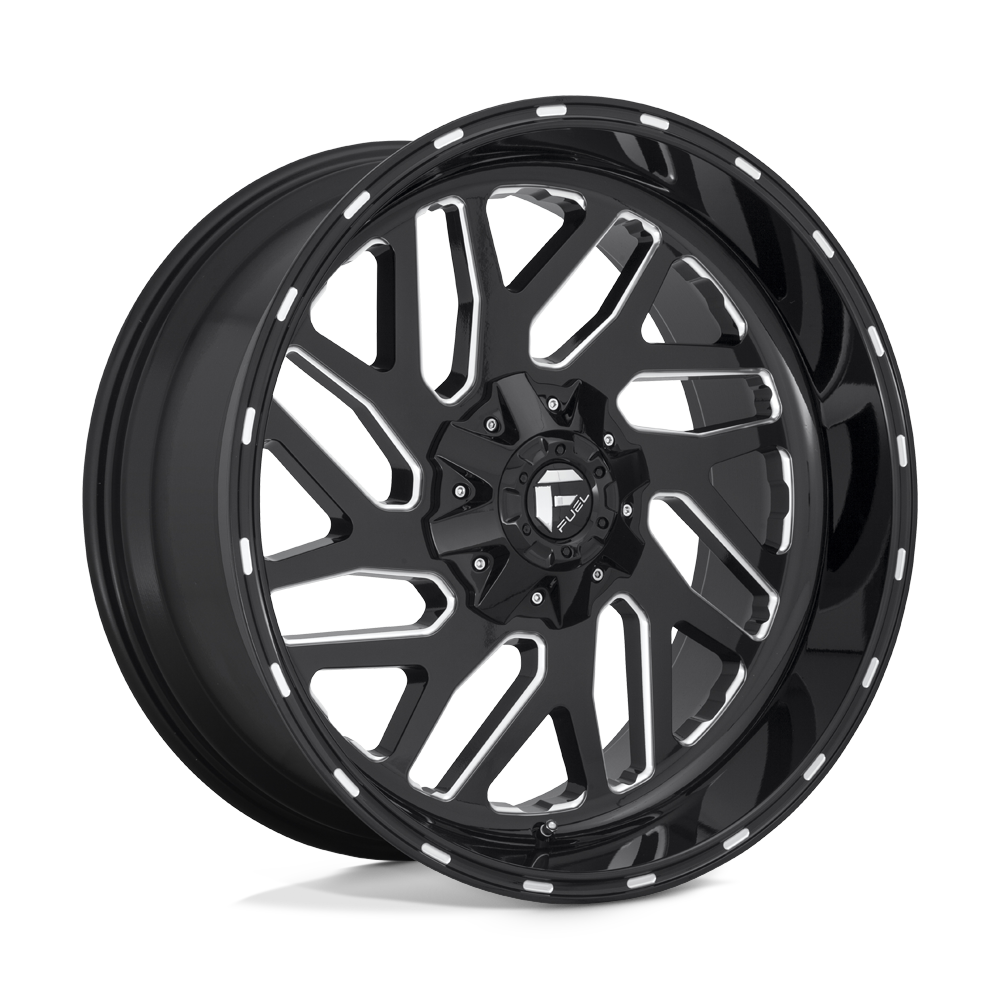 Fuel 1PC D581 TRITON GLOSS BLACK MILLED 22X10 6x135/6x139.7 et-19 106.1