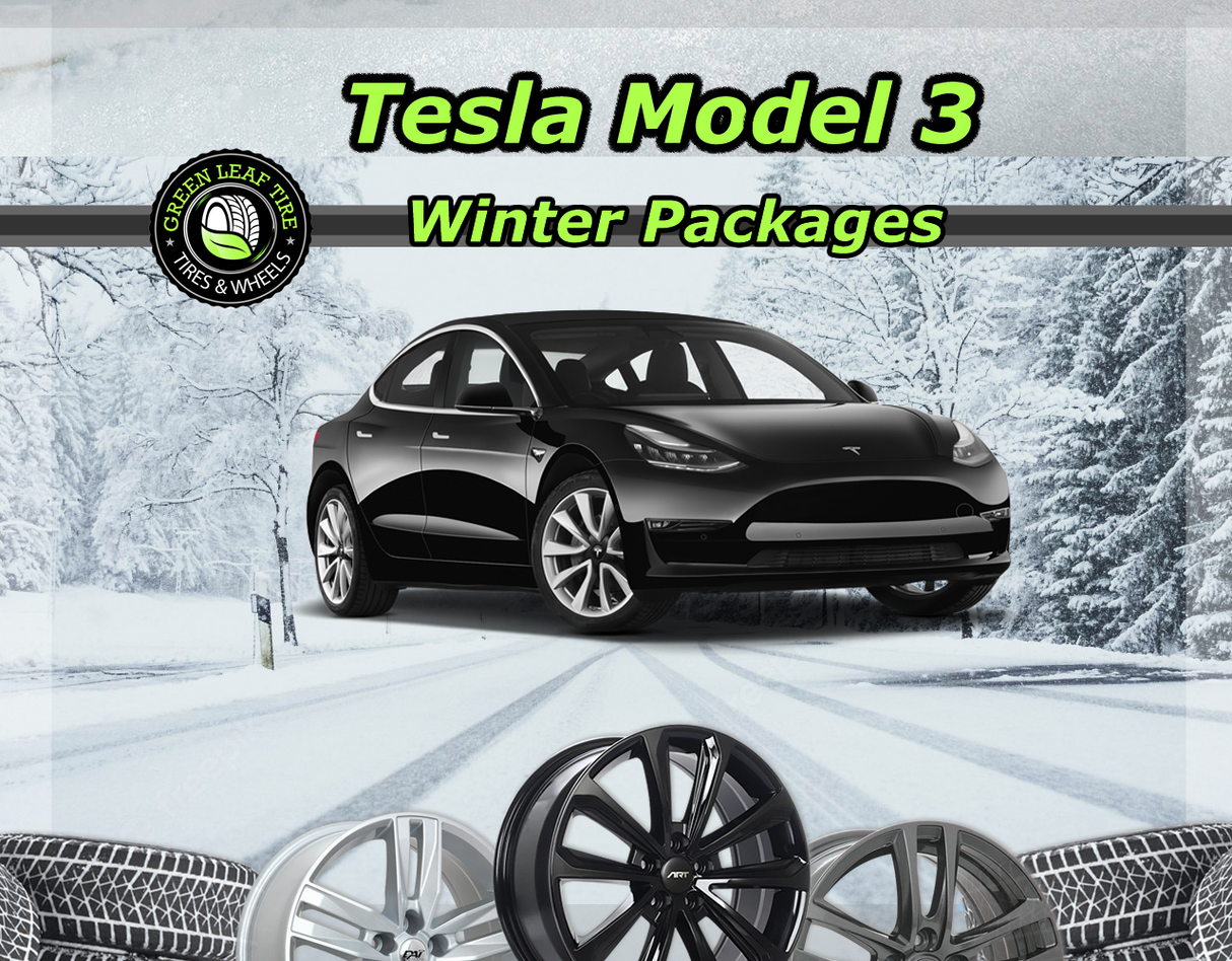 Tesla Model 3 Winter Tire Package, 19" Alloy + 245/40R19 Nexen