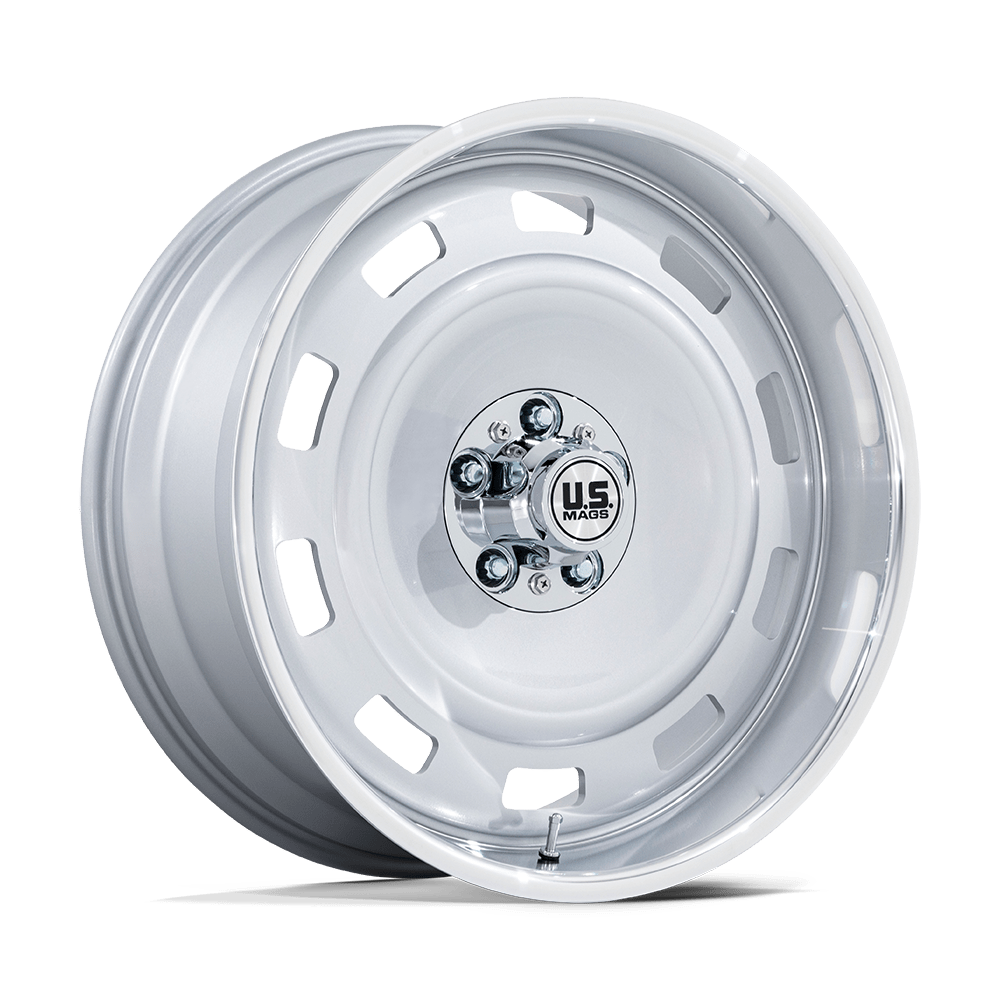US Mag 1PC UC143 SCOTTSDALE SILVER W/ DIAMOND CUT LIP 22X10.5 6x139.7 et12 78.1